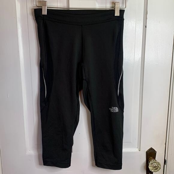 The North Face Women’s Black Capri Crop Legging Tights W-463 Size Small - Picture 1 of 10